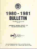 JO103:1980-1981 BULLETIN